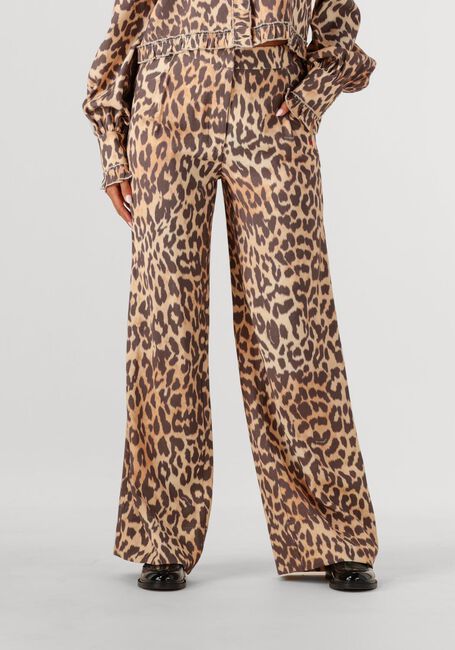 Bruine HARPER & YVE Wijde broek HOLLY-PA - large