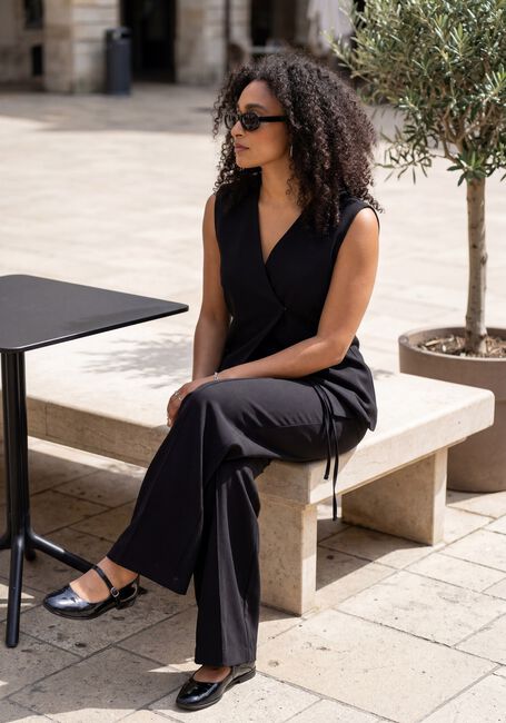 Zwarte OBJECT Broeken OBJMABEL MW LO PANT E VIP 26 - large