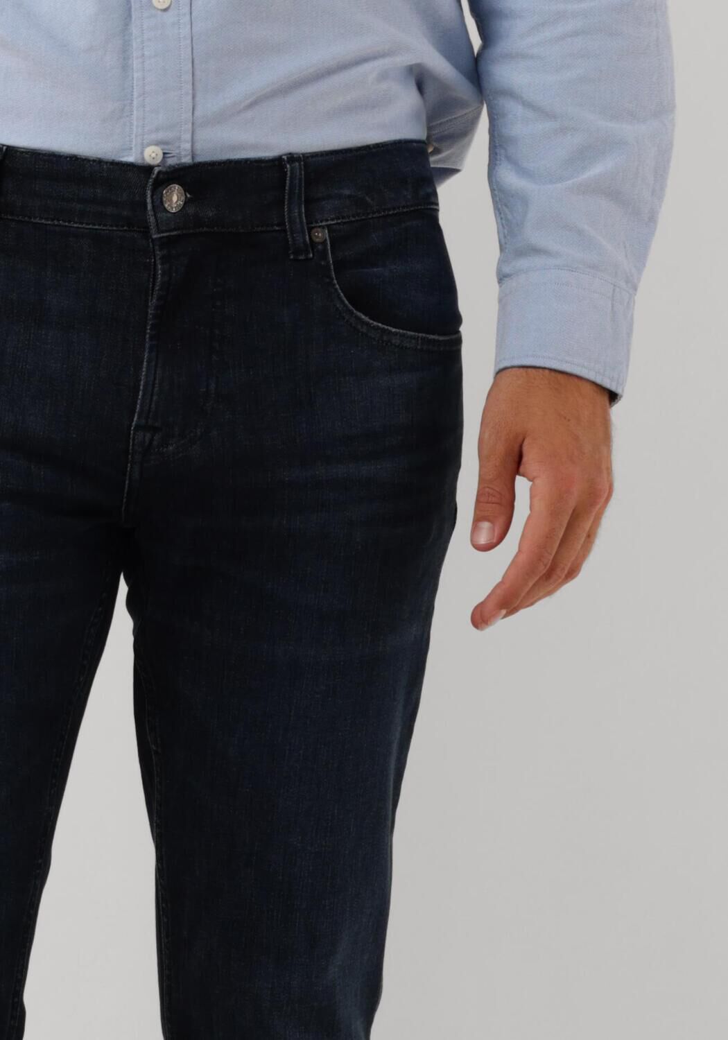 7 FOR ALL MANKIND Heren Jeans Slimmy Tapered Blauw