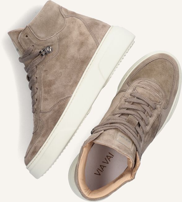 Taupe VIA VAI Hoge sneakers JUNO LEE Taupe VIA VAI Hoge sneakers JUNO LEE - large