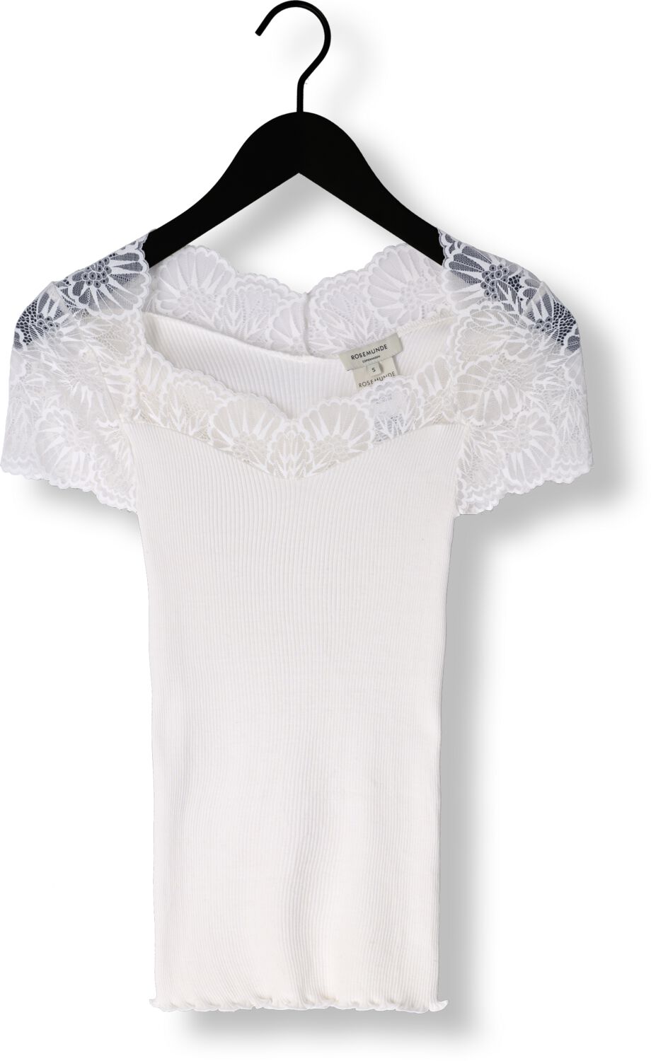 ROSEMUNDE Dames Tops & T-shirts Beatha Capsleeve Wit
