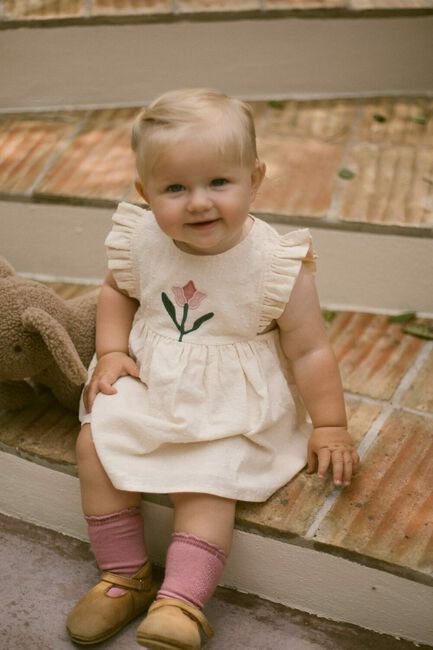 Ecru LIL' ATELIER Jurken NBFDALLAS LOOSE SKIRTALL - large