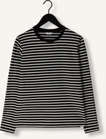 Zwarte PENN & INK Trui SWEATER STRIPE Zwarte PENN & INK Trui SWEATER STRIPE - medium