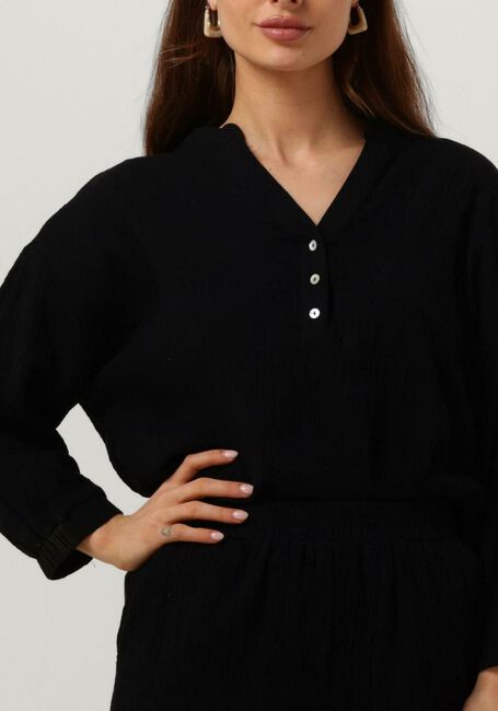 Zwarte MINUS Blouses HEMMA 3/4 SLEEVE BLOUSE 1 - large