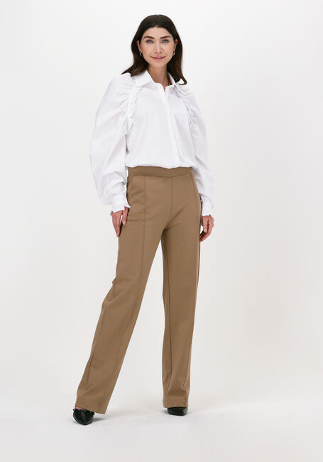 Witte HUNKON Blouses 410 DEMI SHIRT - large