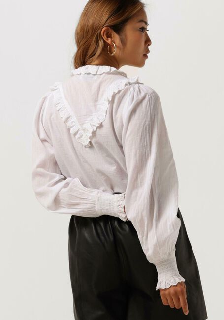 Witte NEO NOIR Blouses NUSAN EMBROIDERY BLOUSE - large