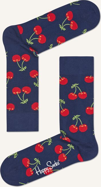Blauwe HAPPY SOCKS Sokken CHERRY Blauwe HAPPY SOCKS Sokken CHERRY - large