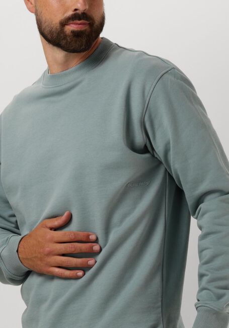 Blauwe PURE PATH Sweater LOOSE FIT SWEATERS CREWNECK308 - large