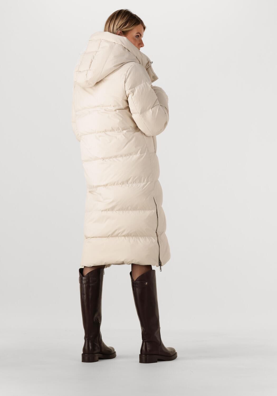 Gebroken wit MOSCOW Gewatteerde jas 07-08 XENIA | Omoda