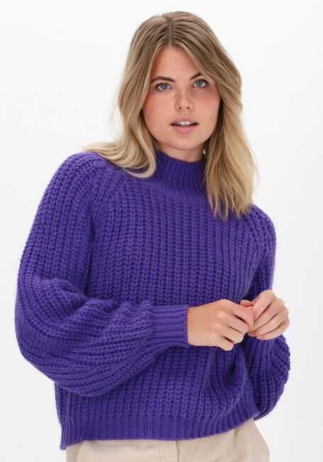 Paarse Y.A.S. Coltrui YASULTRA LS HIGH NECK KNIT PUL - large