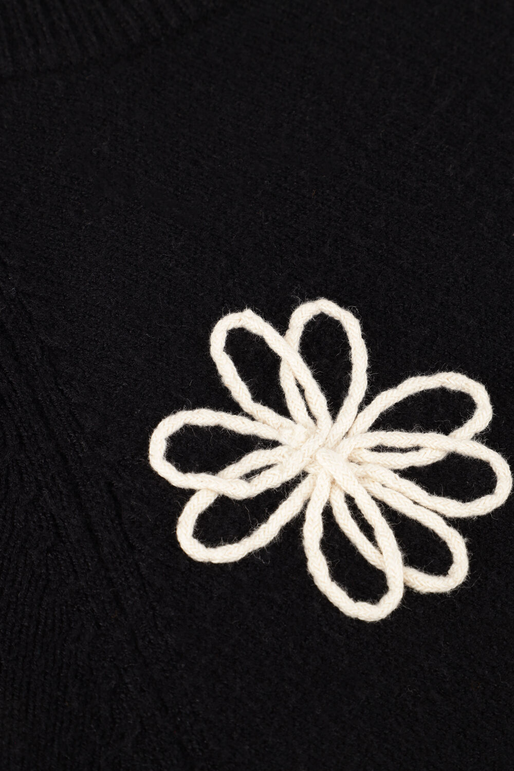 Zwarte OBJECT Trui OBJLANEY RUBIN SS PULLOVER - large