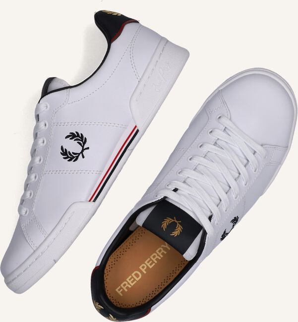 Witte FRED PERRY Lage sneakers B1252 Witte FRED PERRY Lage sneakers B1252 - large
