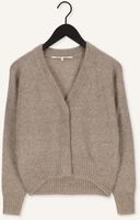 Bruine SECOND FEMALE Vest BROOK KNIT BOXY CARDIGAN Bruine SECOND FEMALE Vest BROOK KNIT BOXY CARDIGAN - medium