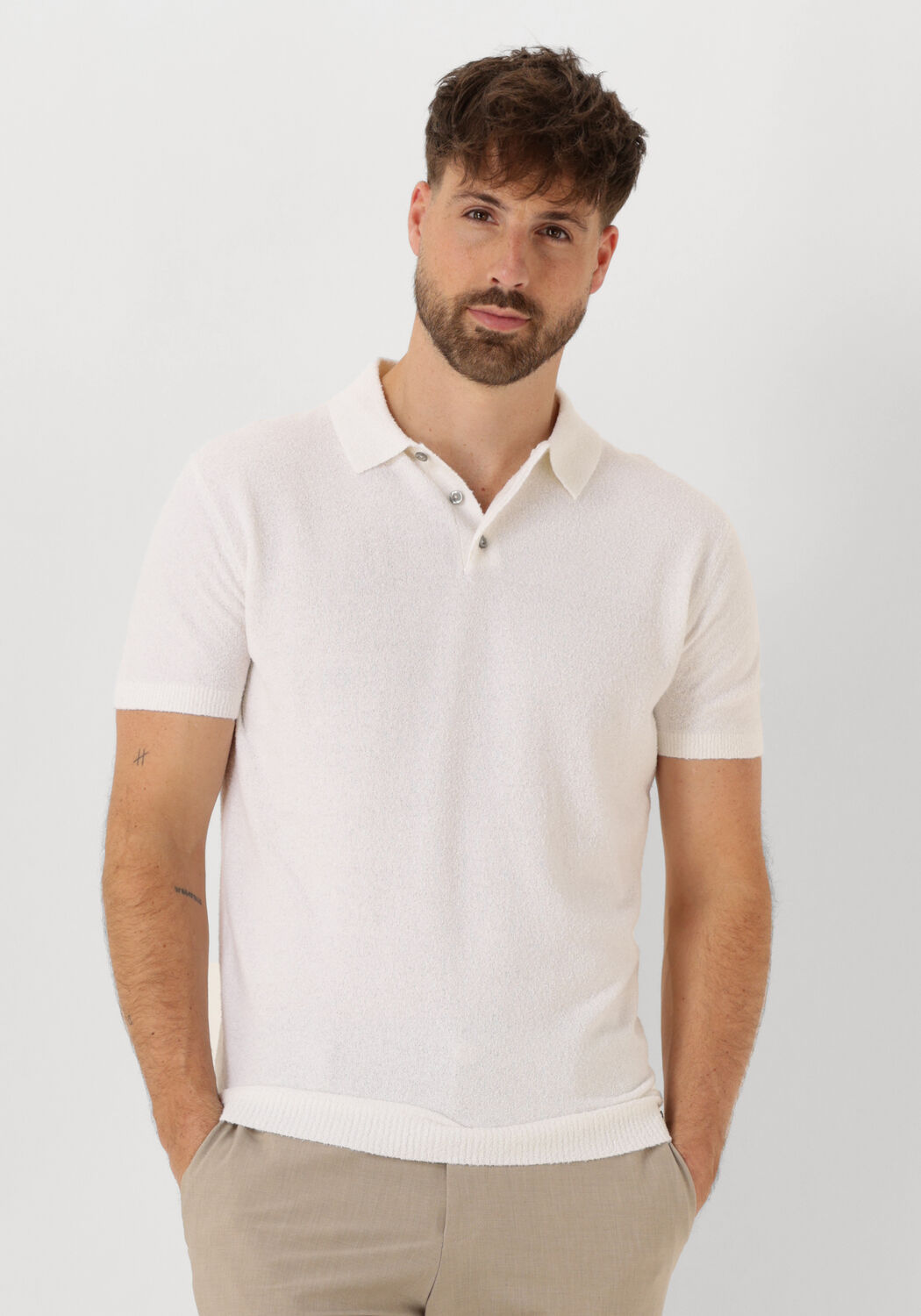 Gentiluomo Heren Polo & T-shirt Polo SS K2015-273 Beige Heren