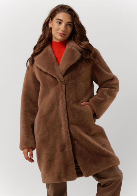 Zand STAND STUDIO Faux fur jas CAMILLE COCOON COAT - large