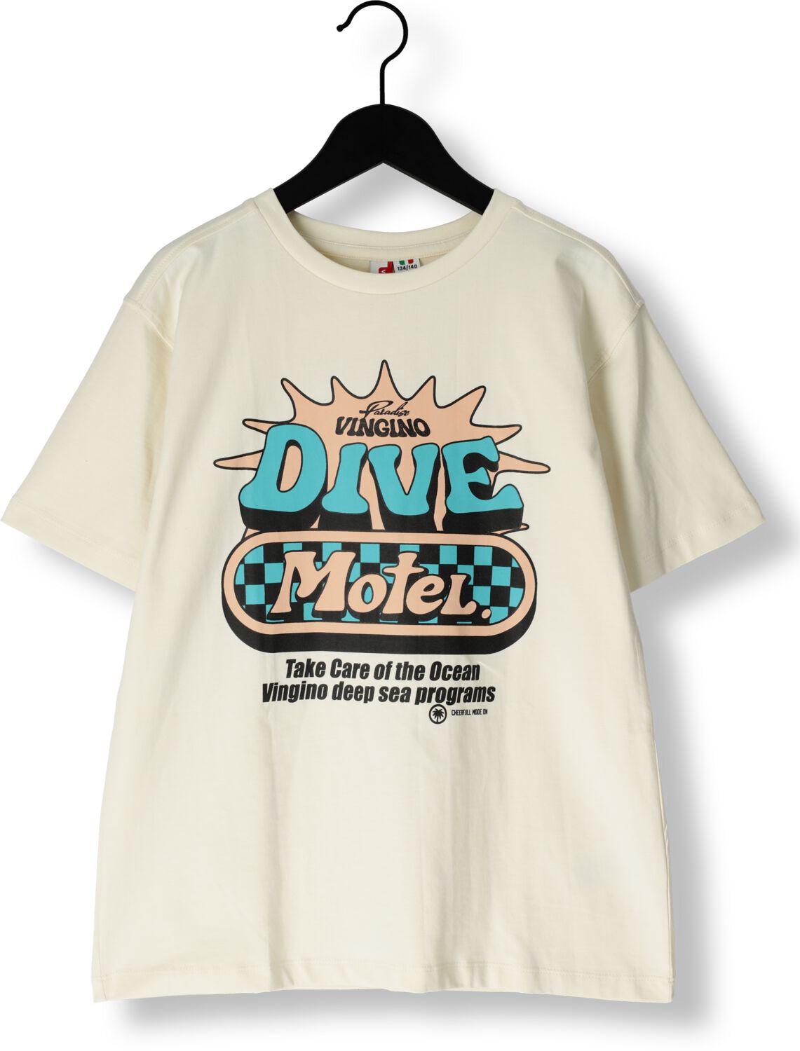 VINGINO Jongens Polo's & T-shirts Hocean Ecru