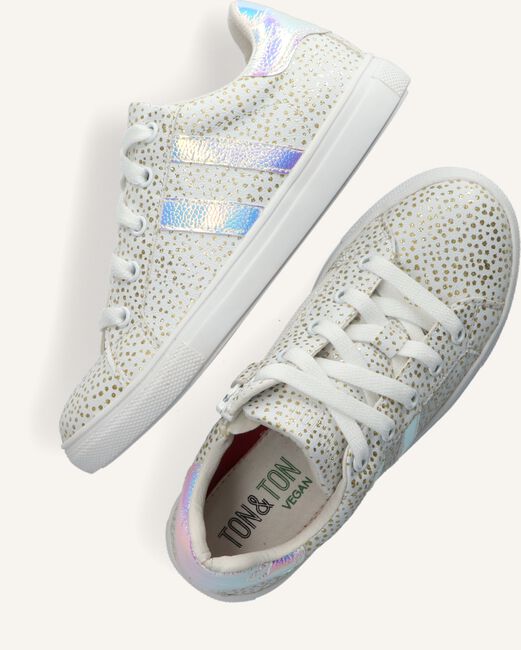 Witte TON & TON Lage sneakers BIRGIT Witte TON & TON Lage sneakers BIRGIT - large