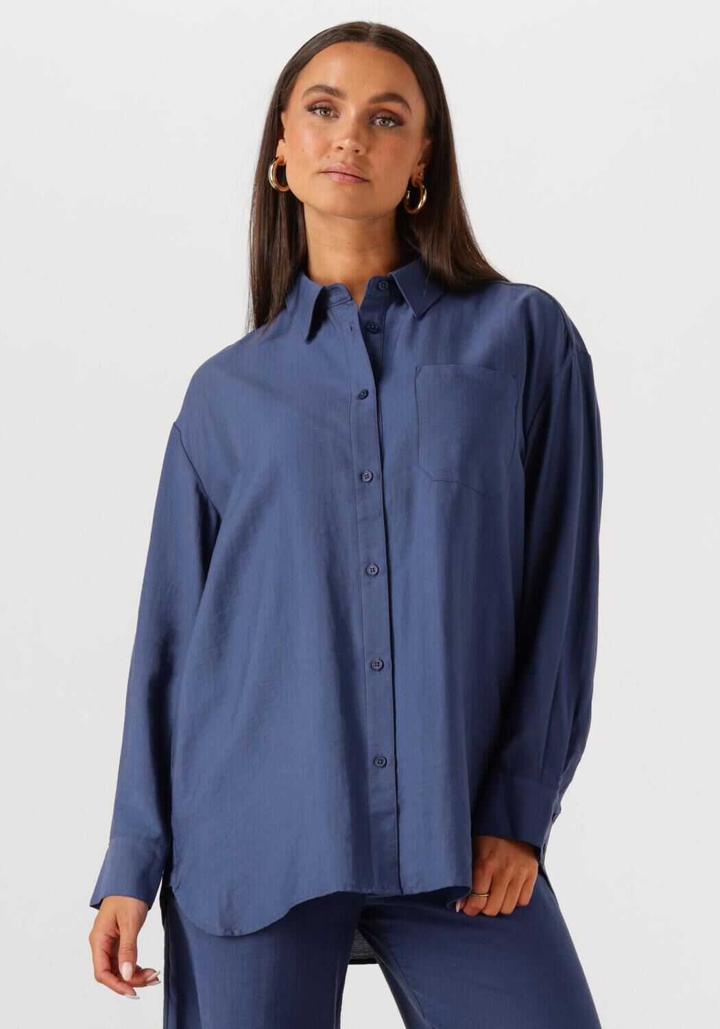 MSCH COPENHAGEN Dames Blouses Mschdisa Shirt Blauw