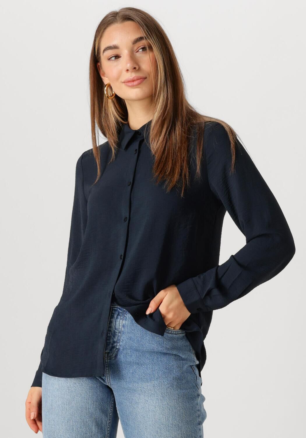 MODSTRÖM Modström Dames Blouses Ossamd Shirt Donkerblauw