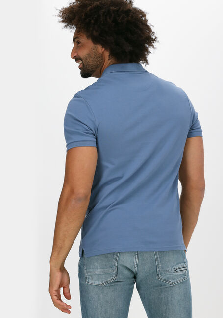 Blauwe LYLE & SCOTT Polo PLAIN POLO SHIRT - large