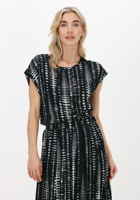 Zwarte SIMPLE Top WOVEN TOP HILDE SH - large