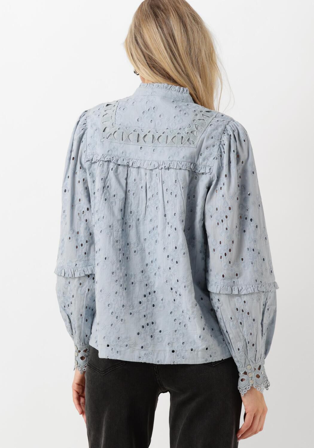 Y.A.S. Dames Blouses Yasgunva Ls Shirt Blauw