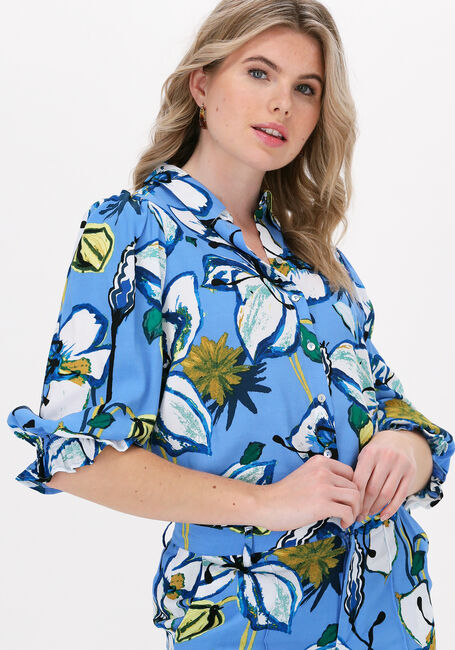 Blauwe POM AMSTERDAM Blouses LILY BLOUSE - large