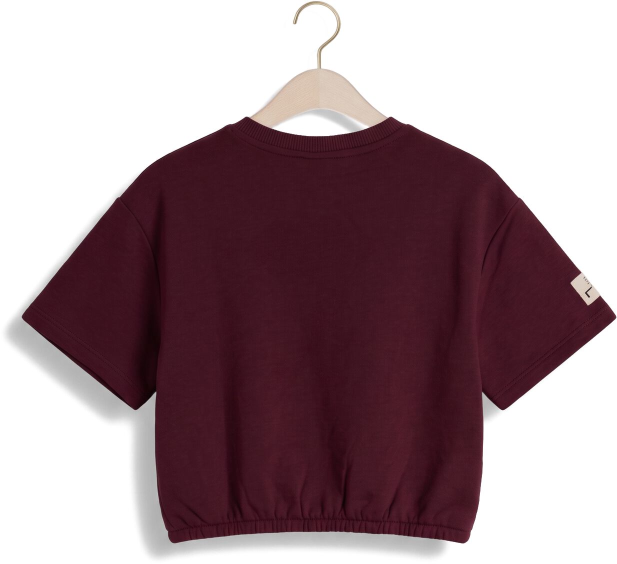 ALIX MINI Meisjes Tops & T-shirts Cropped T-shirt Bordeaux