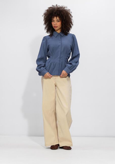 Blauwe MSCH COPENHAGEN Top MSCHELSA ASANA SHIRT - large