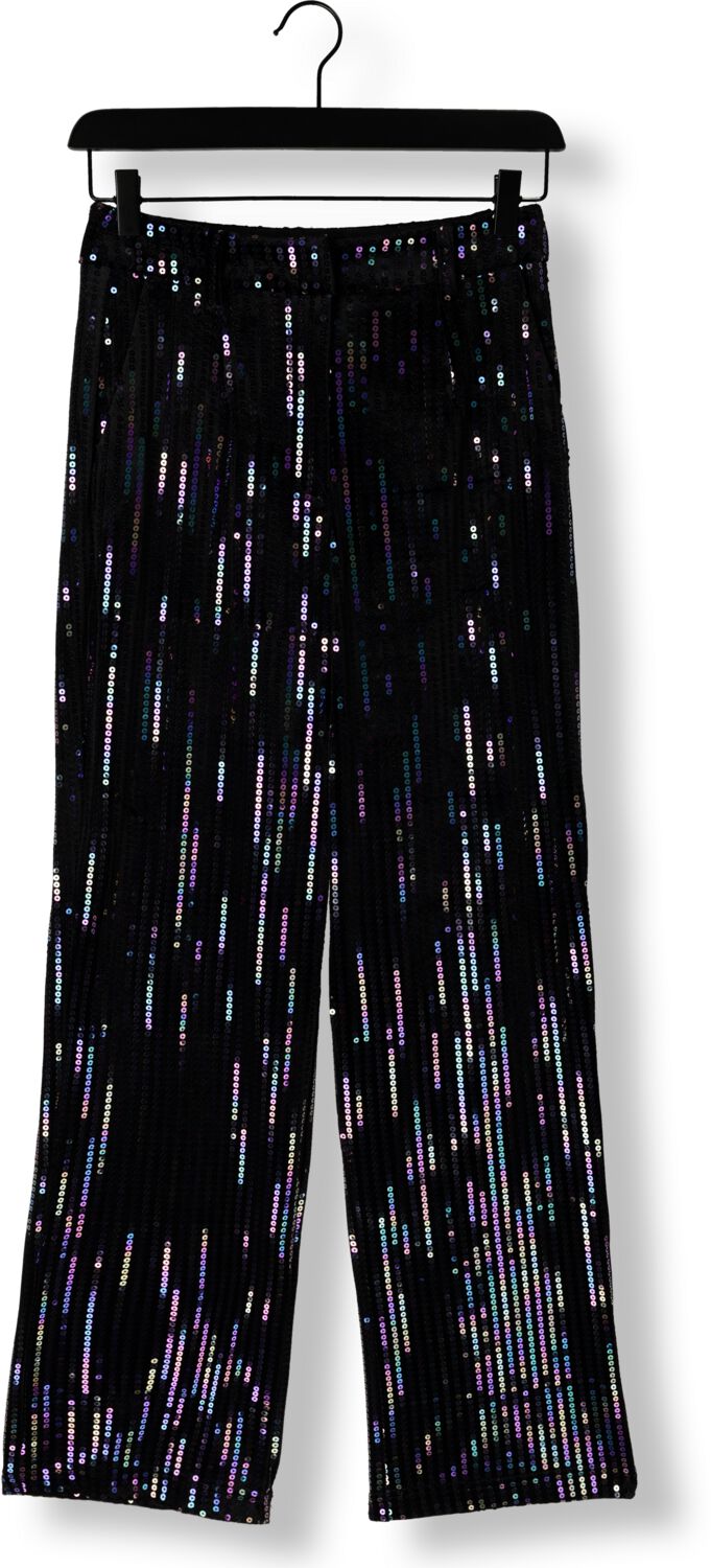 Y.A.S. Dames Broeken Yaseliva Sequin Hw Straight Pant Zwart