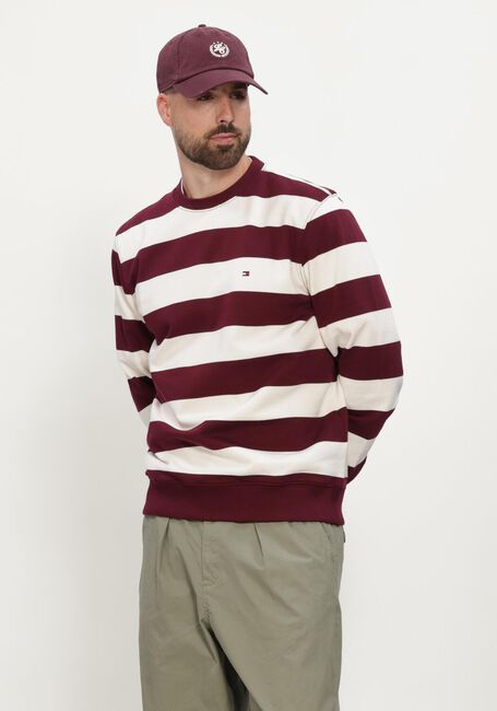 Bordeaux TOMMY HILFIGER Sweater ESSENTIAL TERRY CREWNECK - large