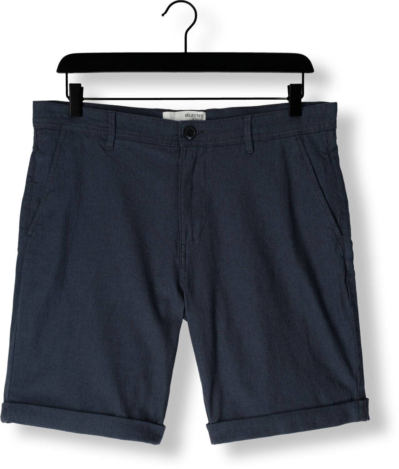 SELECTED HOMME Heren Broeken Slhslim-luton Flex Shorts Noos Blauw