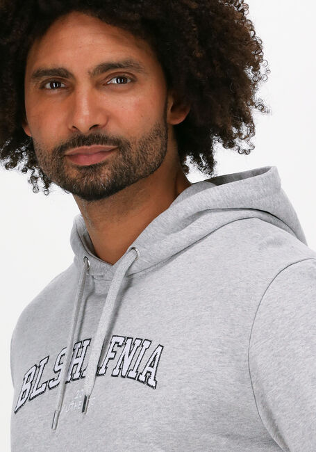 Lichtgrijze BLS HAFNIA Sweater VARSITY ARCH HOODIE - large