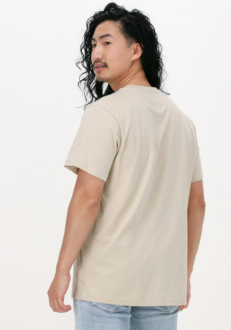 Beige TOMMY JEANS T-shirt TJM CLASSIC JERSEY C NECK - large