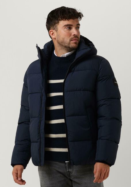 Raad eens pack samenzwering Donkerblauwe CALVIN KLEIN Gewatteerde jas CRINKLE NYLON PUFFER JACKET |  Omoda