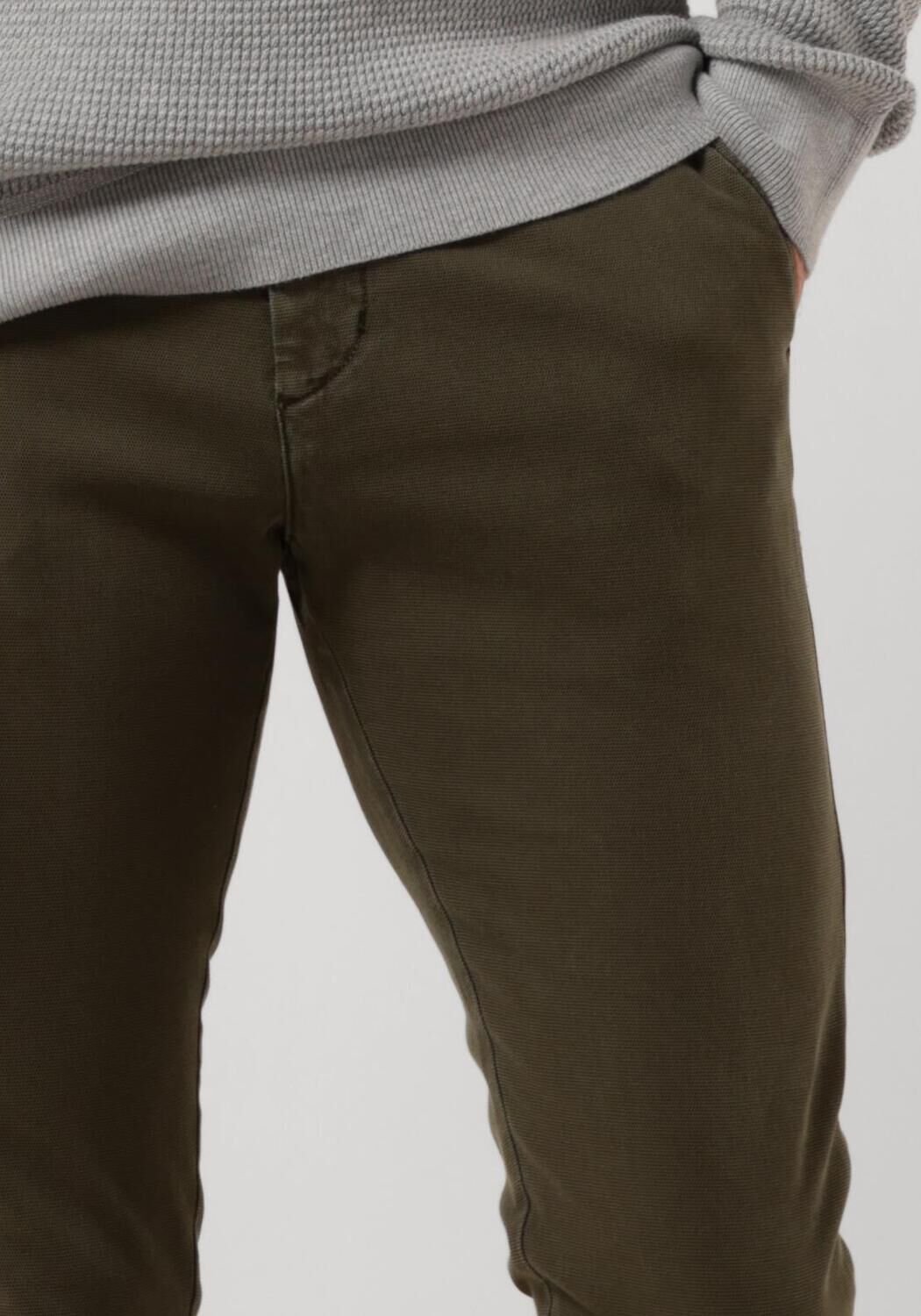 TOMMY HILFIGER Heren Broeken Chino Bleecker Structure Gmd Khaki