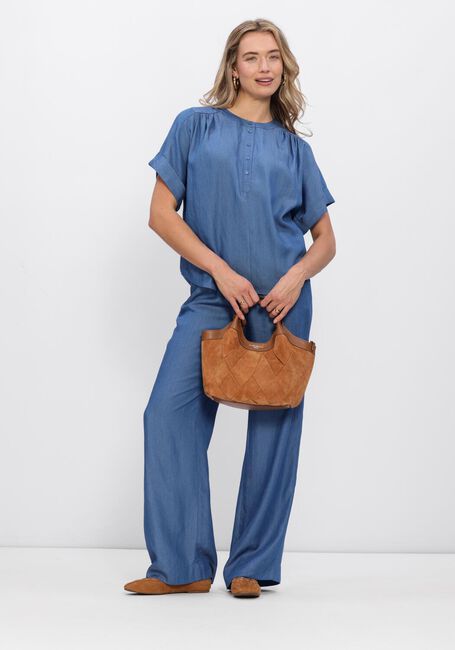 Blauwe MINUS Blouses MSMIRJA BLOUSE - large