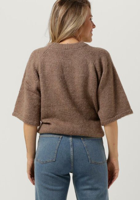 Taupe CO'COUTURE Trui MOTO SHORTIE KNIT - large