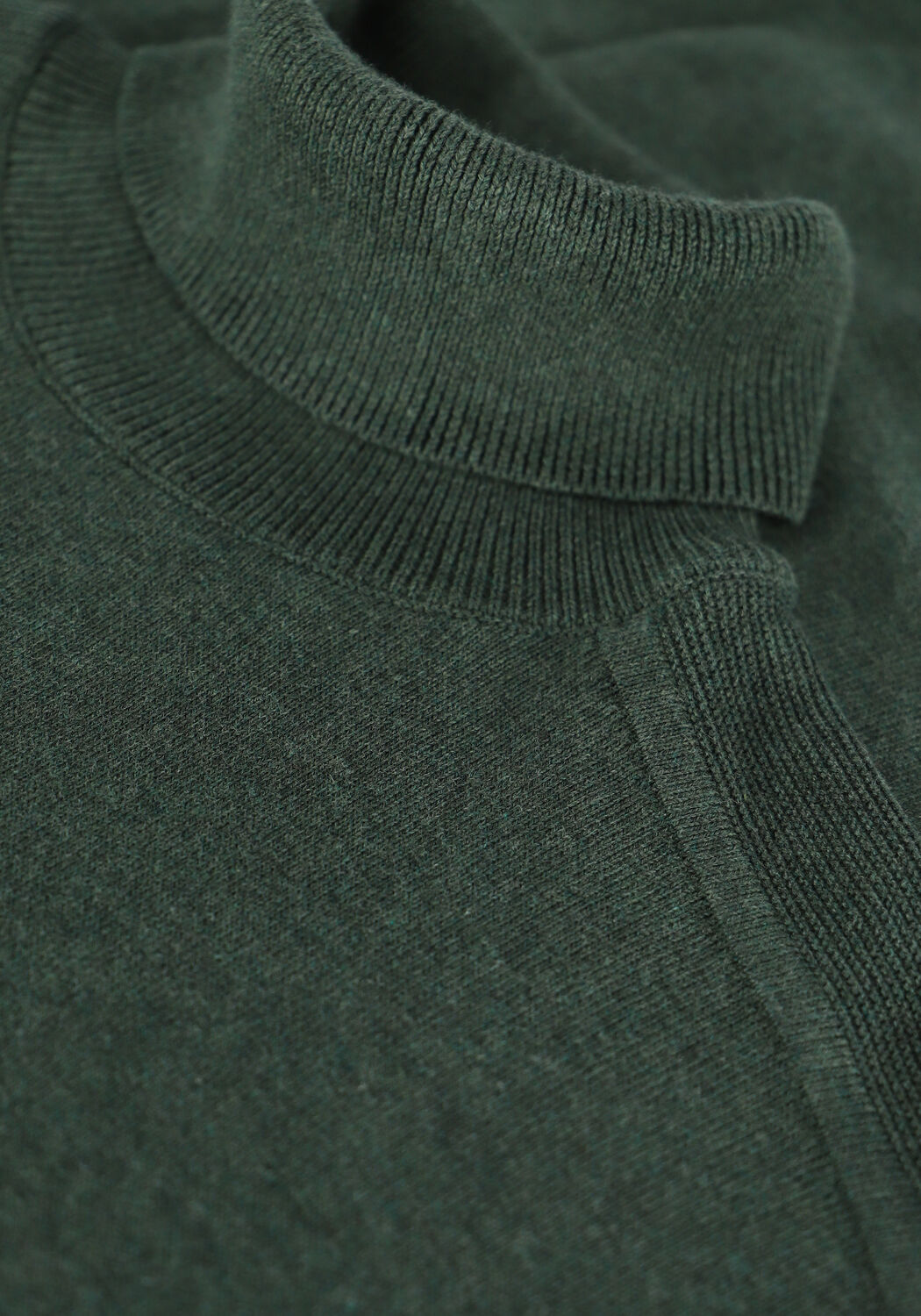 Donkergroene SELECTED MEN Coltrui SLHBERG ROLL NECK - large