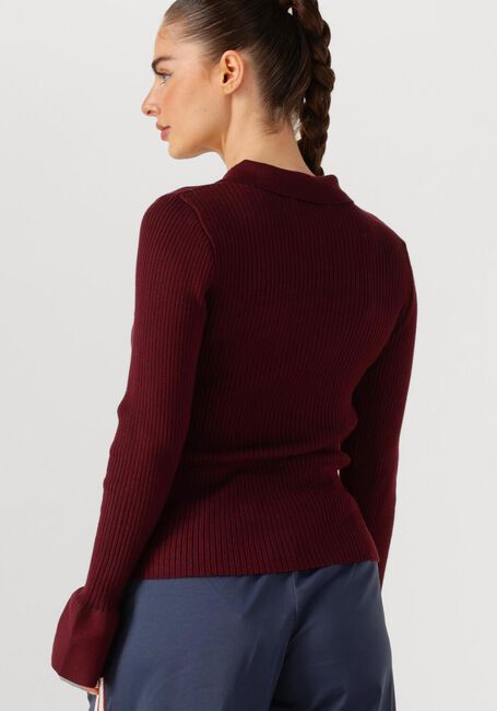 Bordeaux CO'COUTURE Trui BONNY POLO LONG SLEEVE - large
