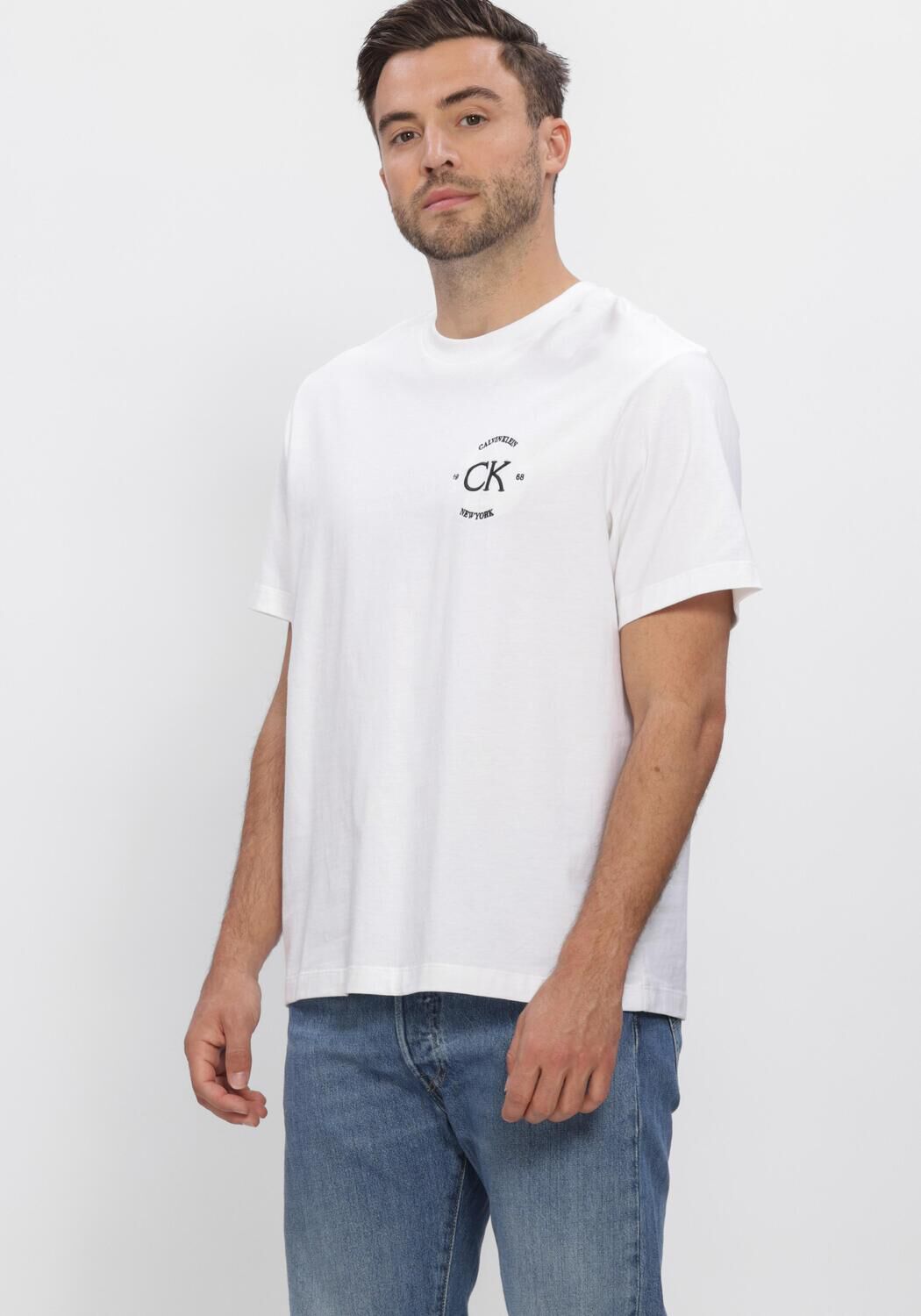 Witte CALVIN KLEIN T-shirt 20S APRIL GRAPHIC SEASONAL FASHI - large