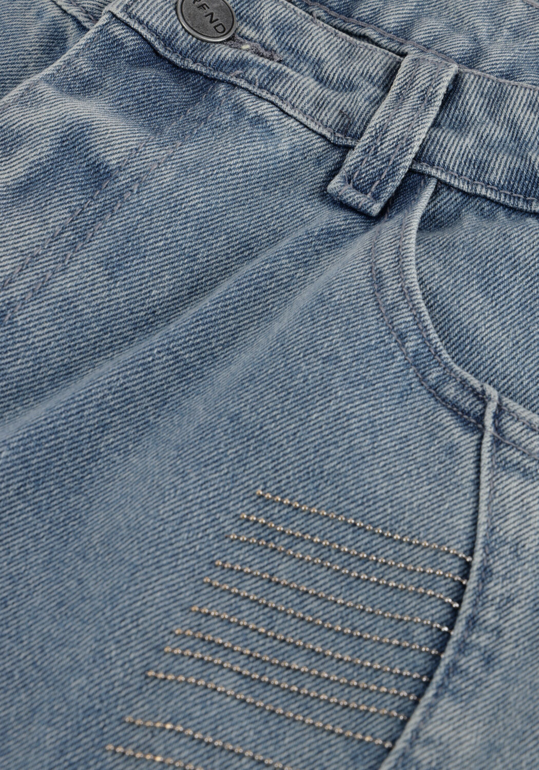 Blauwe REFINED DEPARTMENT Wide jeans PAYTON - large