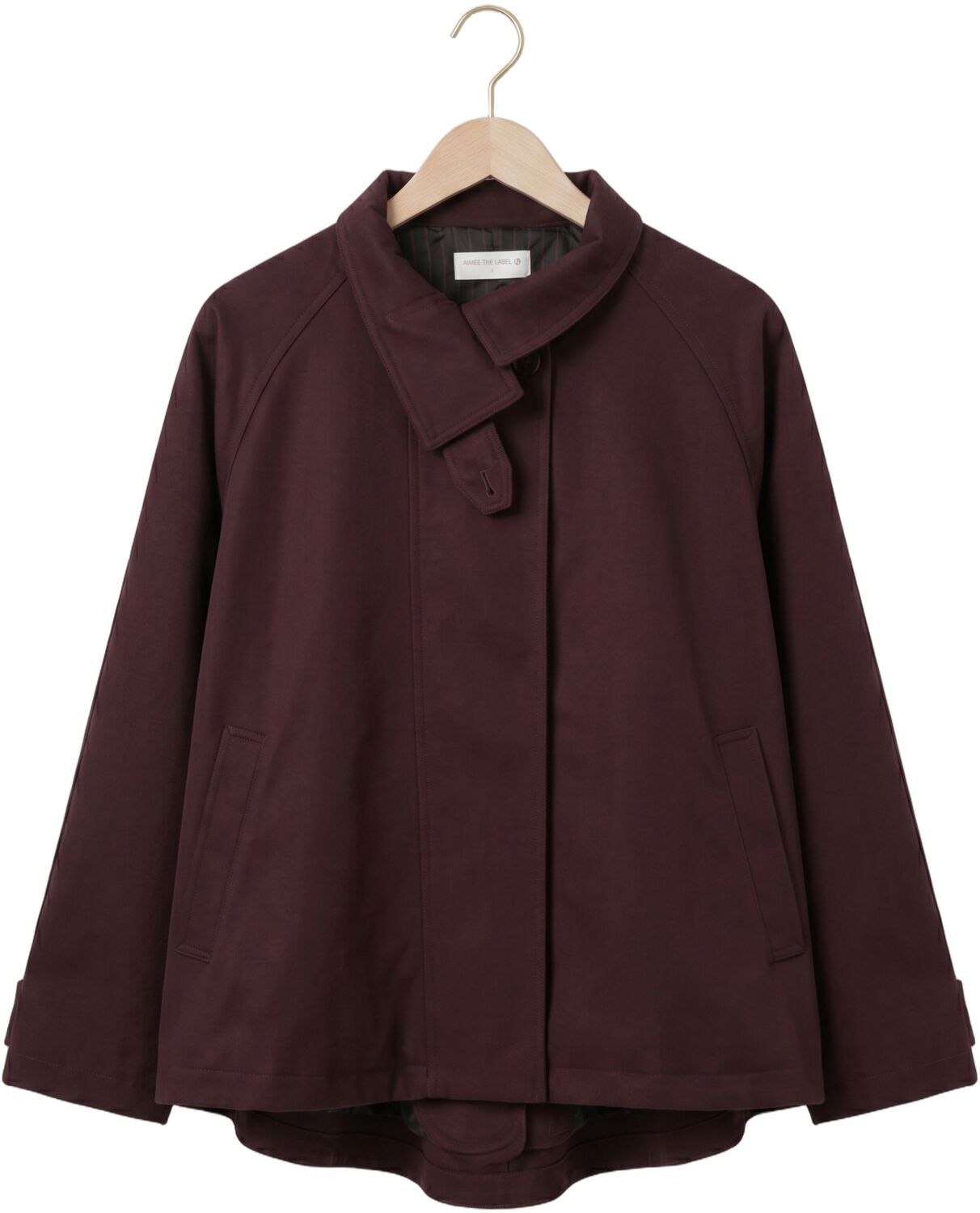 AIMEE THE LABEL Dames Jassen Lombokw6 Trenchcoat Bordeaux