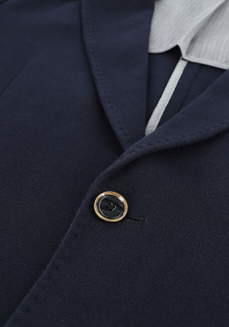 Donkerblauwe PROFUOMO Colbert JACKET KNIT PIQUE | Omoda