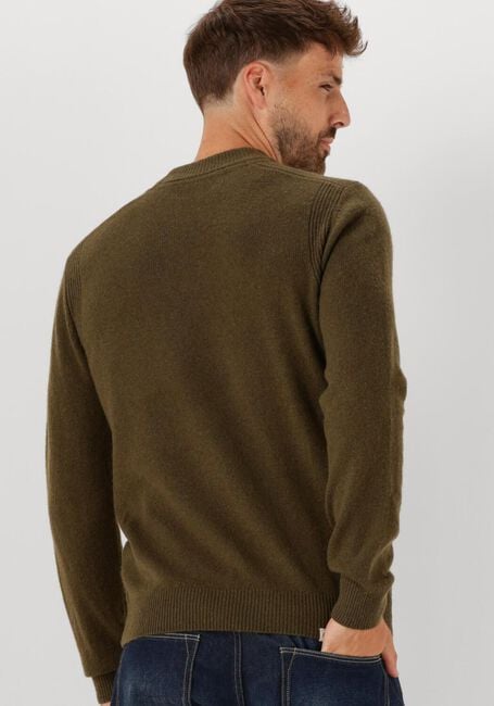 Olijf ANERKJENDT Trui AKRICO LAMBSWOOL KNIT - large
