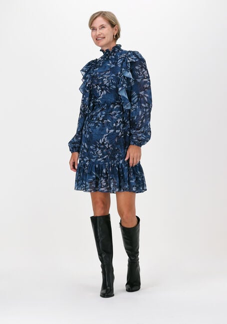Blauwe FREEBIRD Mini jurk AVA - large