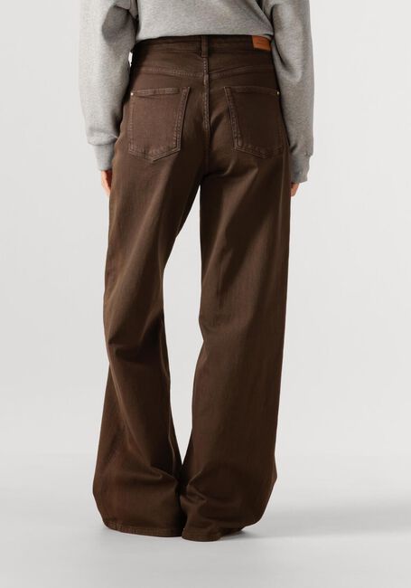 Bruine STUDIO ANNELOES Wijde broek Lexie col denim trousers - large