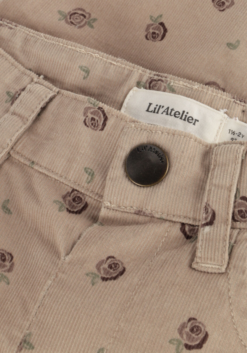 Beige LIL' ATELIER Chino NMFBELLA SHAP NOLA CORD PANT 8260-MU LIL - large