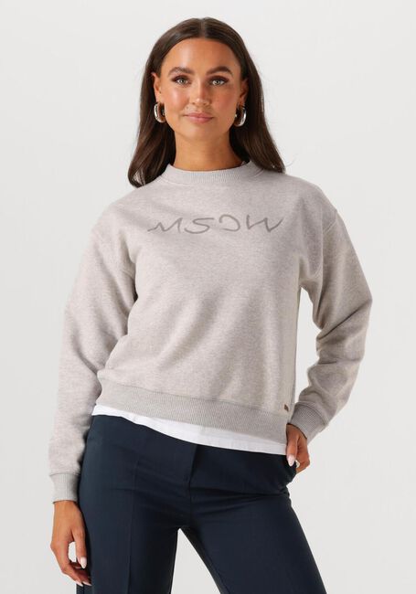 Grijze MOSCOW Trui 57-04 LOGO - large