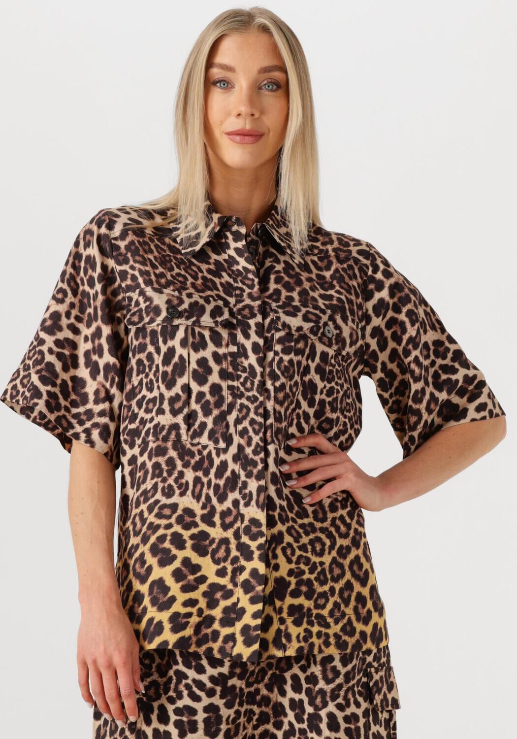 COPENHAGEN MUSE Dames Tops & T-shirts Cm Gabby Shirt Bruin